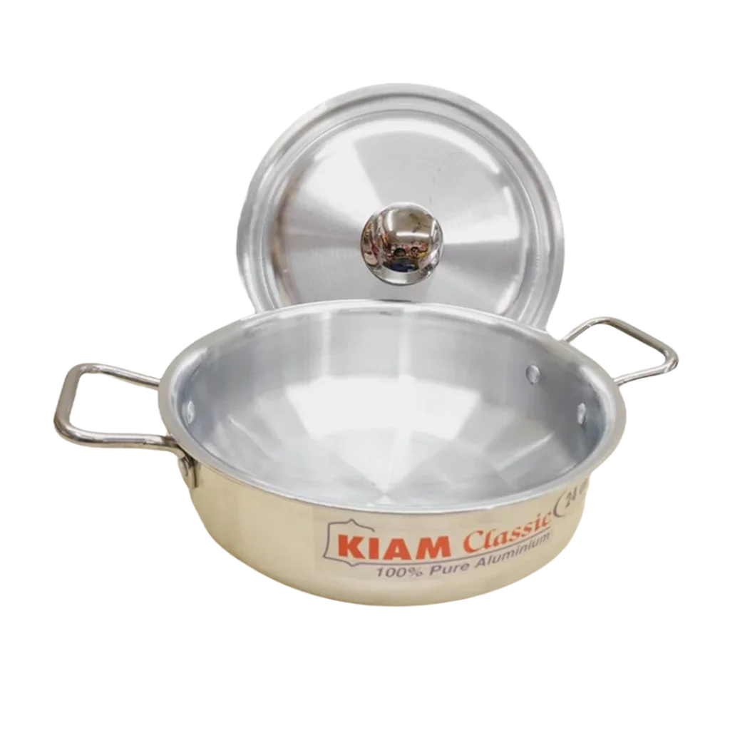 Aluminum Classic Karai with lid