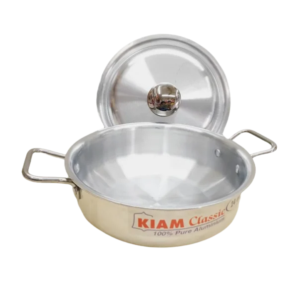 Aluminum Classic Karai with lid