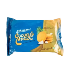 BAKEMAN'S Coconut Craze Coconut Cookies Biscuit