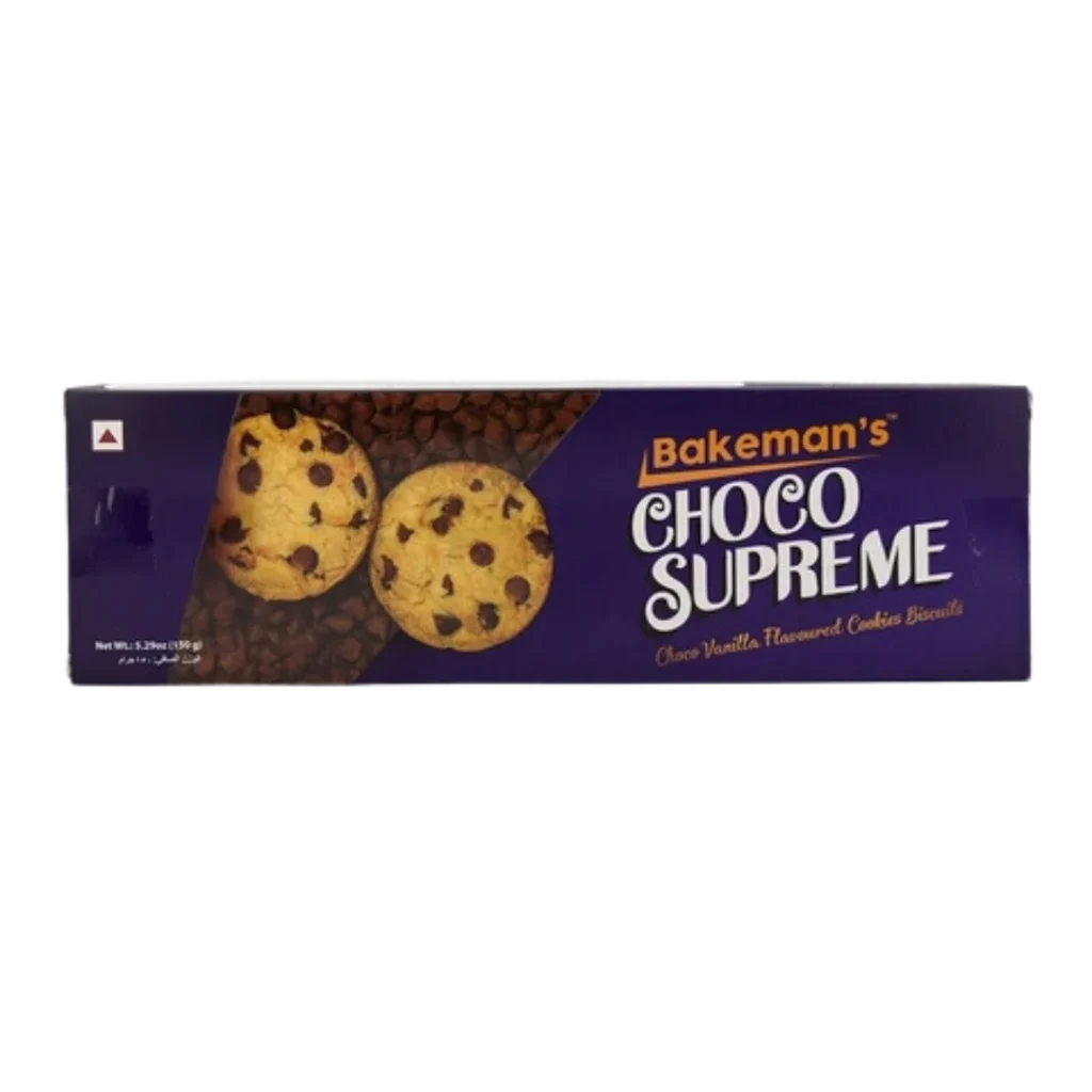 Bakeman’s  Choco Supreme Choco Vanila flavour cookies