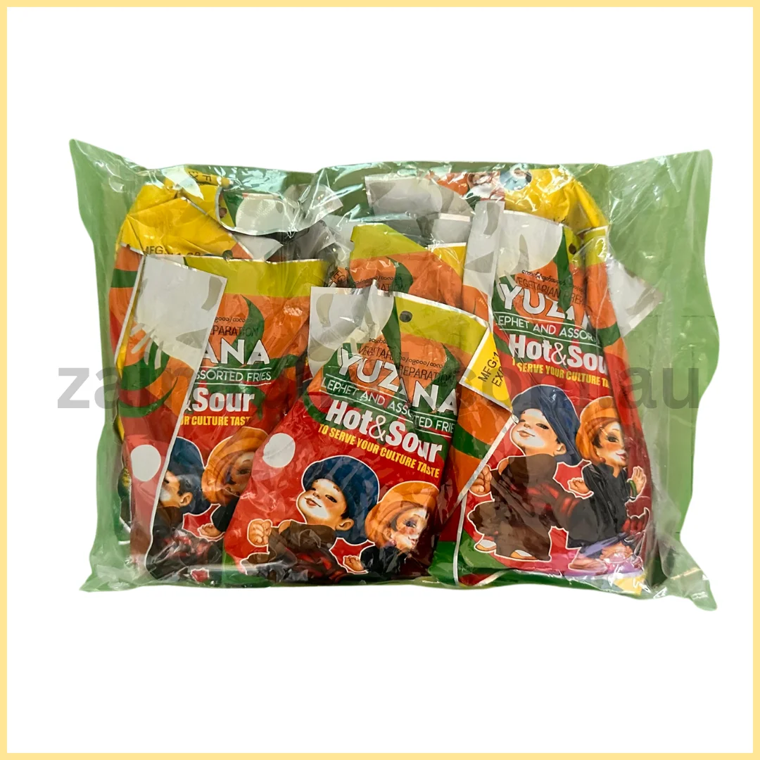 YUZANA TEA & ASSORTED FRIES (ယုဇန လက ဖက အခ °ျိုအတွဲွအရသ်း)